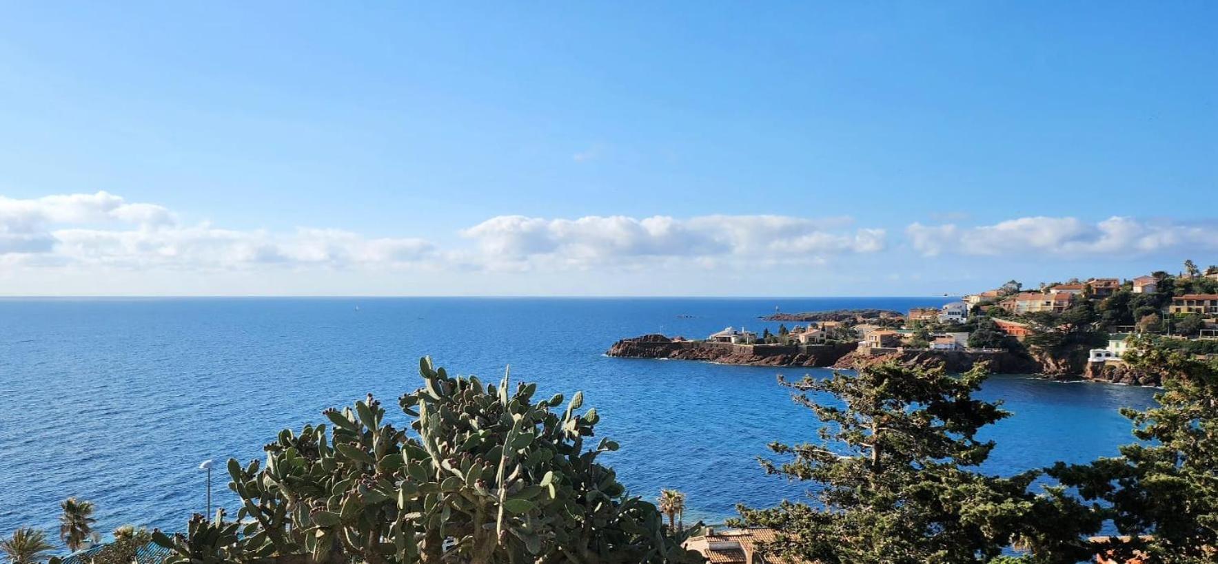 Saint-Raphaël Petit Paradis Vue Mer- Plage Et Calanques A 3 Mn מראה חיצוני תמונה