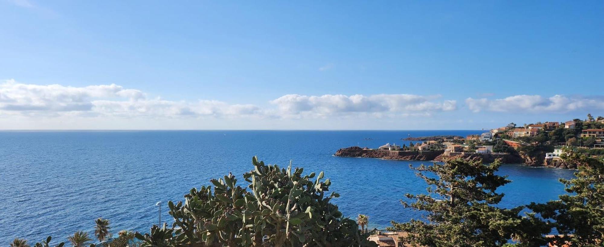 Saint-Raphaël Petit Paradis Vue Mer- Plage Et Calanques A 3 Mn מראה חיצוני תמונה